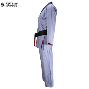 2025 de alta calidad 100% algodón Judo uniforme adultos estiramiento personalizado equipo de entrenamiento de artes marciales - Product Image 3