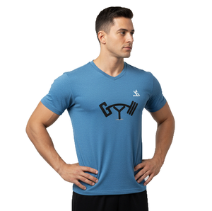 Unique style OEM services Lightweight Workout T-<b>Shirt</b> Customer demand top Quality custom make <b>Stretch</b> Gym T-<b>Shirt</b> - Product Image 6