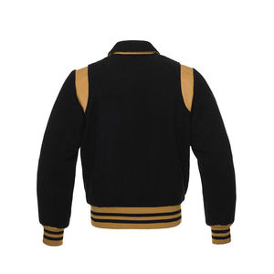 Veste universitaire personnalisée pour hommes pour l'hiver, col montant respirant et toile à manches longues, service OEM - Product Image 4