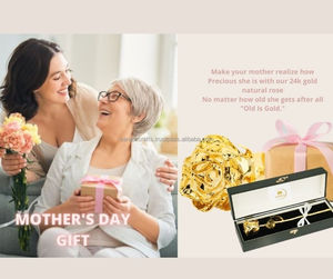 Figura de Rosa Preservada Hecha a Mano, Bañada en Cobre y Oro de 24k, Regalo con Temática de Amor - Product Image 6