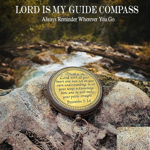 2023 meilleure vente à la main nautique en laiton boussole en cuir boîte haut tendance étanche à l'eau plat poche Guide numérique cadran pointeur - Product Image 3