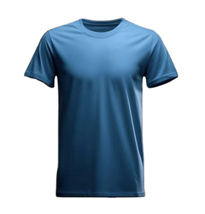 Logo personnalisé T-shirts T-shirt uni Hommes de haute qualité T-Shirt homme lourd à manches courtes Bon t-shirt - Product Image 1