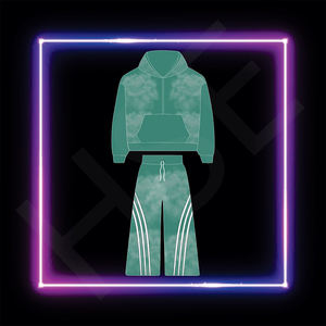 Conjunto Deportivo Personalizado para Hombre, Sudadera con Capucha y Cremallera, Conjunto Deportivo para Hombre de Algodón Grueso con Lavado Ácido - Product Image 6