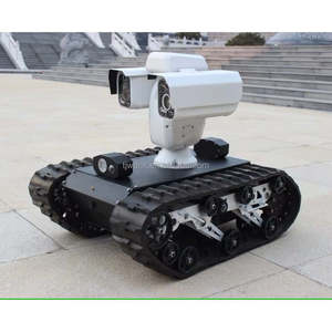 All Terrain Rubber Steel Crawler Tank Tracked Undercarriage Unmanned Robot Chassis Platform 100kg Payload - Product Image 3