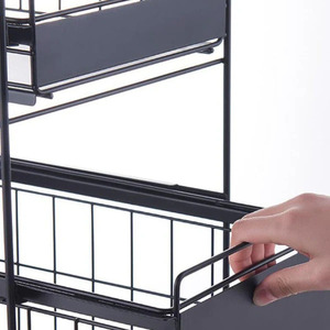 Étagère à épices personnalisée à 2 niveaux pour la vente au détail Étagère à épices présentoir organisateur pour la cuisine - Product Image 3