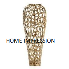 White & Gold Nouveau Vase à fleurs de table design Vases à fleurs de luxe pour la décoration de la maison Fleur en métal pour les fournisseurs de gros - Product Image 6