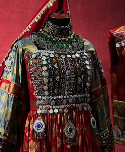 Vêtements traditionnels faits à la main robe afghane haute qualité meilleur matériel afghan Vintage femmes robes 0711 - Product Image 4