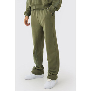 Pantalones de chándal de pierna ancha de cintura alta para hombre Pantalones de chándal casuales con logotipo privado personalizado - Product Image 6