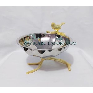 Vente en gros de bols à mélanger pour table à manger pour la maison couleur noire bol à nourriture et à soupe de forme ronde en métal de couleur noire bols à collation et à date pour table d'hôtel - Product Image 6