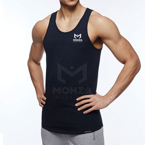 Vêtements de fitness, débardeur homme uni, taille personnalisée, vêtements de gym, vente en gros de débardeurs de musculation pour hommes - Product Image 2