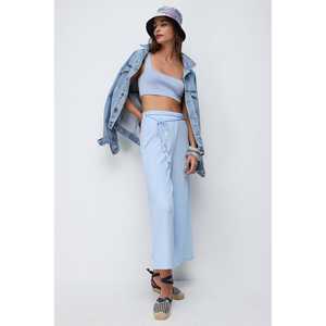 Pantalones de Punto con Detalle de Lazo - Product Image 4