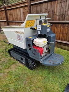 Minidumper multifuncional sobre orugas para construcción, minitransportador, camión volquete, minidumper sobre orugas en venta - Product Image 5