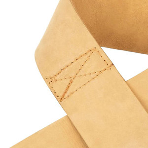 Sangles de levage en cuir professionnelles, sangles robustes pour l'entraînement musculaire et la pratique de la remise en forme - Product Image 5