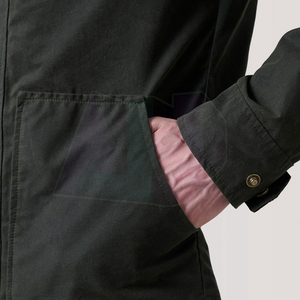 Chaqueta Ligera de Lona con Capucha para Hombre, para Invierno, con Logotipo Frontal, Tejido Transpirable, para Uso Diario Informal y al Aire Libre - Product Image 5