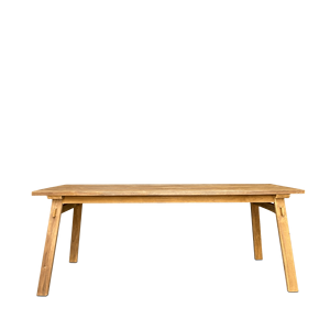 โต๊ะอาหารไม้สักทำมือ เป็นมิตรกับสิ่งแวดล้อม ไม้เนื้อแข็ง รูปทรงสี่เหลี่ยมผืนผ้า ดีไซน์มินิมอล ทันสมัย ยี่ห้อกุบุก บาหลี 8 ชิ้น เฟอร์นิเจอร์สำหรับบ้าน - Product Image 3