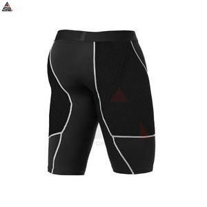 High Quality 100% Cotton <b>Plus</b> <b>Size</b> Men's Compression <b>Shorts</b> Solid Quick Dry <b>Elastic</b> <b>Waist</b> Wholesale - Product Image 2