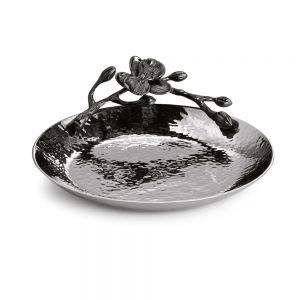 Bandeja de Servir de Metal Creativa, Moderna, Multifuncional, con Diseño Floral, Niquelada, Elegante y Duradera, para Decoración - Product Image 3