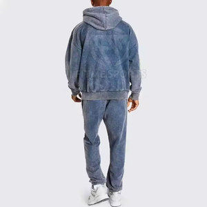 Fabrication pakistanaise sweats à capuche lavés à l'acide tenue décontracté sweats à capuche lavés à l'acide logo personnalisé sweats à capuche lavés à l'acide - Product Image 4