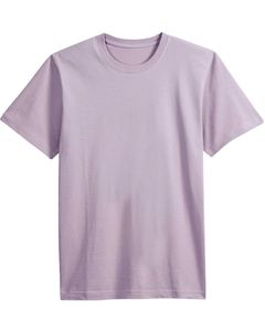 T-shirt en coton lavande pour homme, doux, respirant, col rond, manches courtes, tee-shirt décontracté uni, durable, confortable, à porter tous les jours - Product Image 1