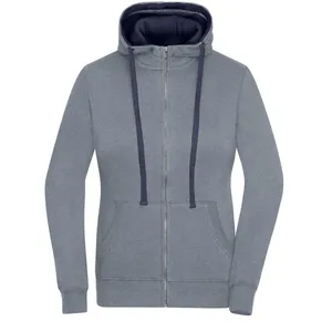 Ladies' <b>Zip</b>-<b>Up</b> Lifestyle Hoodie Personalized Promotional Sweatshirt - Product Image 5