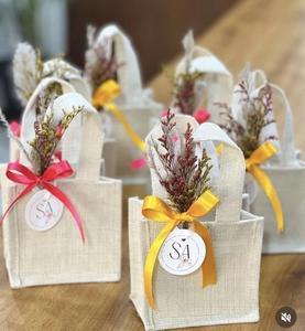 Bolsa de regalo de yute ecológica, venta al por mayor, diseño personalizado, atractivo, bajo precio de mercado para clientes de todo el mundo - Product Image 3