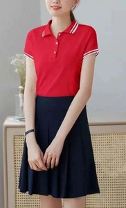 Polo respirant de haute qualité pour femmes Polo de vêtements de travail d'été 100% coton Logo personnalisé RRI-PS-01 de haute qualité - Product Image 6