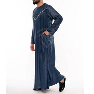 Comfortable Breathable Men Thawb Top Selling Different Color Men Thawb For <b>Islamic</b> Wear - Product Image 3