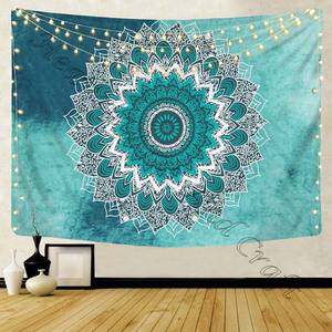 Tapiz con estampado personalizado para decoración del hogar, tapiz grande con Mandala bohemio, nuevo - Product Image 4