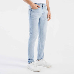 Custom Men Pants Blue Denim Pants Wholesale Breathable <b>best</b> <b>Fitting</b> Streetwear Clothing Patch Denim Low Rise Durable Jeans - Product Image 1