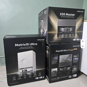 หุ่นยนต์ดูดฝุ่นถูพื้น Dreame Matrix10 Ultra แบบเปียกและแห้ง แรงดูด 25000Pa มอเตอร์ไร้แปรงถ่าน ควบคุมผ่านแอป พร้อมแท่นทำความสะอาดตัวเอง เหมาะสำหรับใช้ในโรงแรม - Product Image 1
