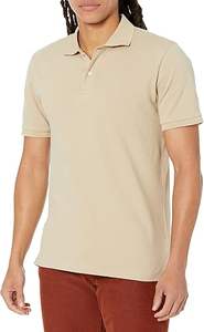 Camiseta Polo de manga corta para hombre, secado rápido, 100% poliéster, patrón sólido en 3D - Product Image 3