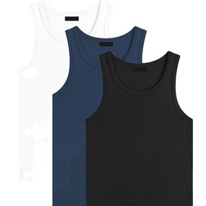 Custom Color <b>Men</b> Bodybuilding Multi Color Design Sports Trendy Plain Tank Top Knitted Yoga Athletic Running Wear Gym <b>Singlet</b> - Product Image 3