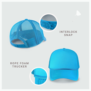 Custom Quick Drying Baseball <b>Cap</b> 5 Panel Structured Hats With Custom Patch or Embroidery logo Front Rope trucker hat mesh - Product Image 6