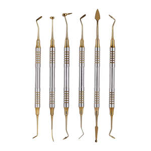 Kit de Restauración Dental de Acero de Alta Calidad, Juego Completo de Instrumentos Manuales Reutilizables para Obturaciones Dentales, Certificado CE - Product Image 1