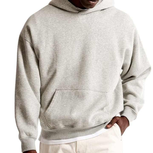 Jersey de alta calidad personalizado de 500GSM, sudadera de algodón 100%, Sudadera con capucha en blanco, ropa deportiva bordada para hombre para invierno - Product Image 1