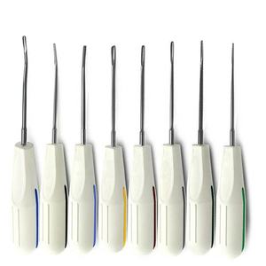 Elevadores de raíces dentales con logotipo personalizado, Instrumentos dentales de acero inoxidable reutilizables de alta calidad a precio, elevador de raíces - Product Image 1