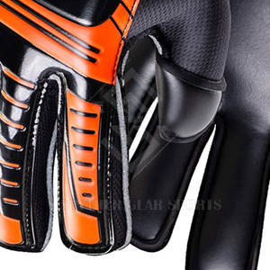 Gants de gardien de but personnalisés avec logo, haute adhérence, paume en latex, fermeture à boucle et crochet, gants de gardien de but de football, fabrication OEM, fourniture professionnelle - Product Image 6
