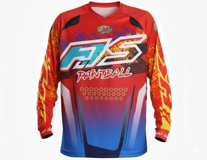 Camiseta de Paintball Personalizable, Acolchada, Ropa Deportiva Profesional, Práctica, Algodón/Poliéster/Spandex Premium, Transpirable, de Secado Rápido - Product Image 2