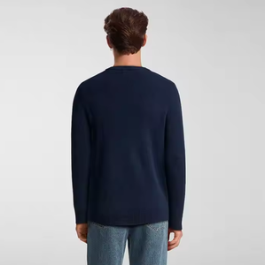Venta al por mayor de lujo de moda de invierno 100% Pure Pullover para hombres personalizados de alta calidad con cuello en V suéteres de Cachemira para hombres - Product Image 2