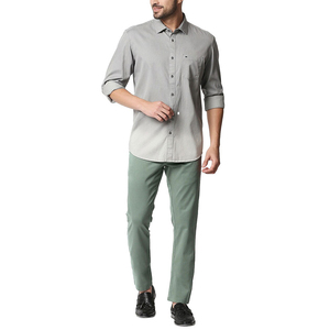 Nouveau style de ceinture pantalon chinos réglable facile à porter pour hommes pantalon personnalisé tendance pantalon droit incurvé rayé OEM - Product Image 4