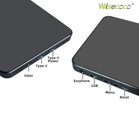 Moniteur de jeu portable Wisecoco Type-C USB, écran tactile Raspberry Pi de 7 pouces, moniteur portable