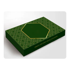 Cajas de embalaje de papel de postre dulce para dulces de galletas cuadradas plegables, cajas de comida de panadería dulce de diseño personalizado - Product Image 1