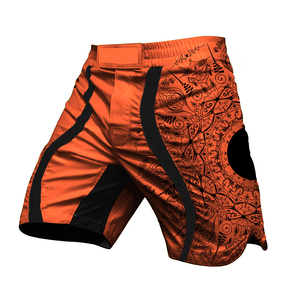 Pantalones Cortos de MMA Muay Thai Hechos a Medida, Pantalones de Kickboxing Elásticos con Estampado Digital, Spandex/Poliéster al por Mayor para Hombre, Ropa de Artes Marciales - Product Image 3