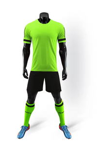 Maillots de football personnalisés de haute qualité, respirants, à manches courtes, noir et blanc, uniformes de football, plusieurs couleurs - Product Image 3