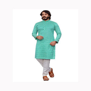 Shalwar Kameez musulmán pakistaní informal para hombre de fábrica al por mayor a la venta a la moda con botones de metal - Product Image 3