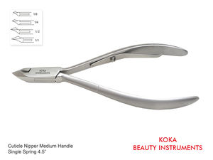 Pinza para cutículas Mango largo Doble resorte 4,75 pulgadas por Koka International - Product Image 3