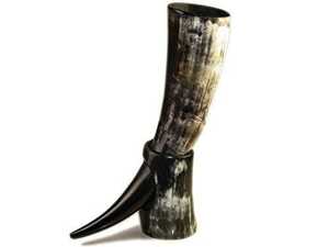 Logotipo personalizado respetuoso con el medio ambiente medieval vikingo beber cuerno natural hecho a mano cervezas vinos grabado fiesta accesorio personalizado - Product Image 2