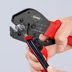 KNIPEX Crimpzange 250 mm Length <b>Wire</b> Crimpers for AWG 2x10 2x7 2x5 2x6 2x10 2x16 (2x10 2x6 2x10) Mm - Product Image 6