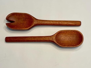 Juego de Utensilios de Madera Rústicos Hechos a Mano, 2 Cucharas de Madera de Acacia con Mango Largo para Mesa de Té, para Bodas y Fiestas - Product Image 6