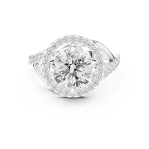 jewels 18K Gold Fine Jewelry <b>Statement</b> <b>Ring</b> for Party Wear - Product Image 3